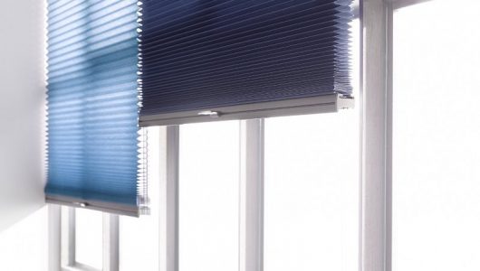Sonnenschutz Innen blau bei Raumausstattung Stuth