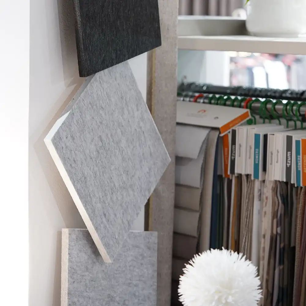 Akustik-Filzkarree-Beispiele