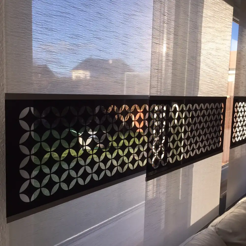 Fensterdekoration Schiebeelemente
