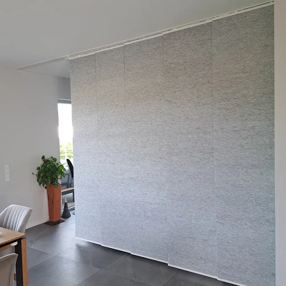 Filzbahnen Raumteiler